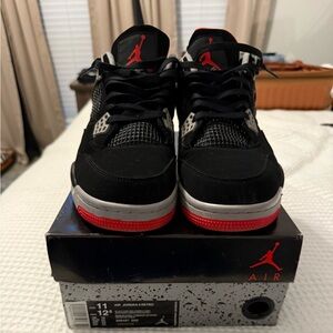 Nike Air Retro Black and Red Sneakers